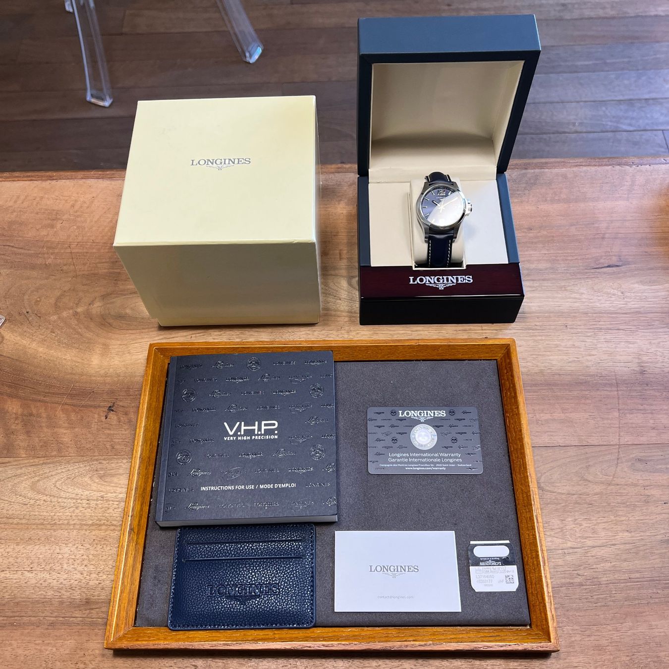 Longines Orologi: Longines Full Set Conquest V.H.P. Full Set L3.716.4 – Usato da Carouge GE venduto da Watchaser 9