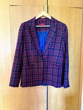 Elegante blazer a quadri s. Oliver S
