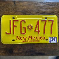 🇺🇸 U.S. Autoschild, New Mexico JFG 477 - ORIGINAL
