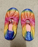 Ballerinas Regenbogen Glitzer Grösse 29/30 sehr guter Zustan