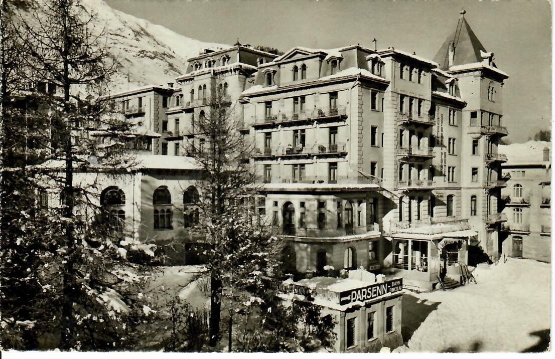Ansichtskarten: Davos - Dorf – Gebraucht aus Hochdorf von Ziegel-16