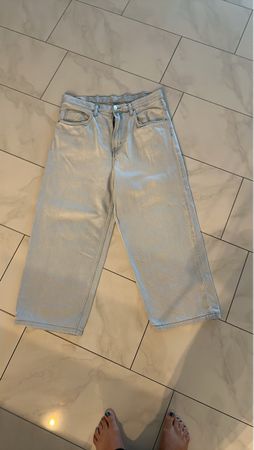Baggy Loose fit Jeans, hellblau Gr. 36, Länge 30