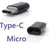 Adapter Type-C USB-C 3.1 Ladeadapter, MicroUSB OTG USB