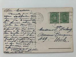 Olympiade Anvers 1920, Karte mit Werbestempel, 7. Olympiade