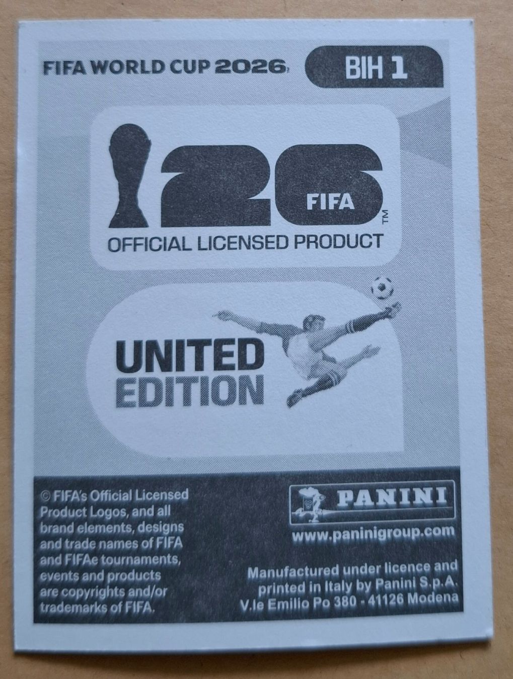 Panini Carte collezionabili: WM 2026 Paninibild Nr. BIH1 – Nuovo (secondo la descrizione) da Rotkreuz venduto da keerthdi 1