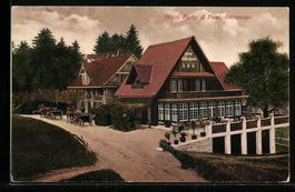 Immensee, Hotel Eiche, Post mit Strassen
