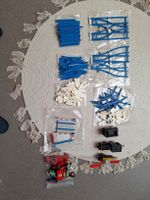 Lego Eisenbahn, viele Teile, Schienen, Steine, Weichen