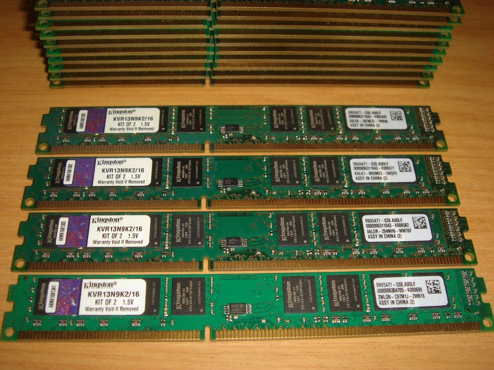 4 stück 8gb ddr3 PC3 10600 (1333) RAM für Computer. (Gebraucht) in St ...