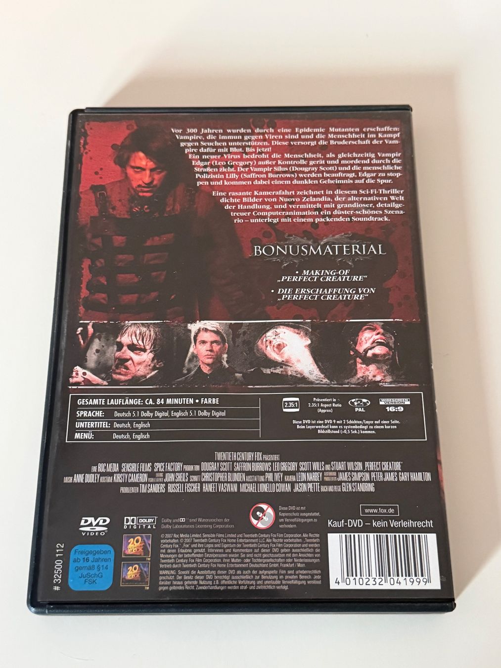 Tutti i DVDs: Perfect Creature DVD - Horror Spielfilm! Uncut – Usato da Altstätten SG venduto da sheamus 1