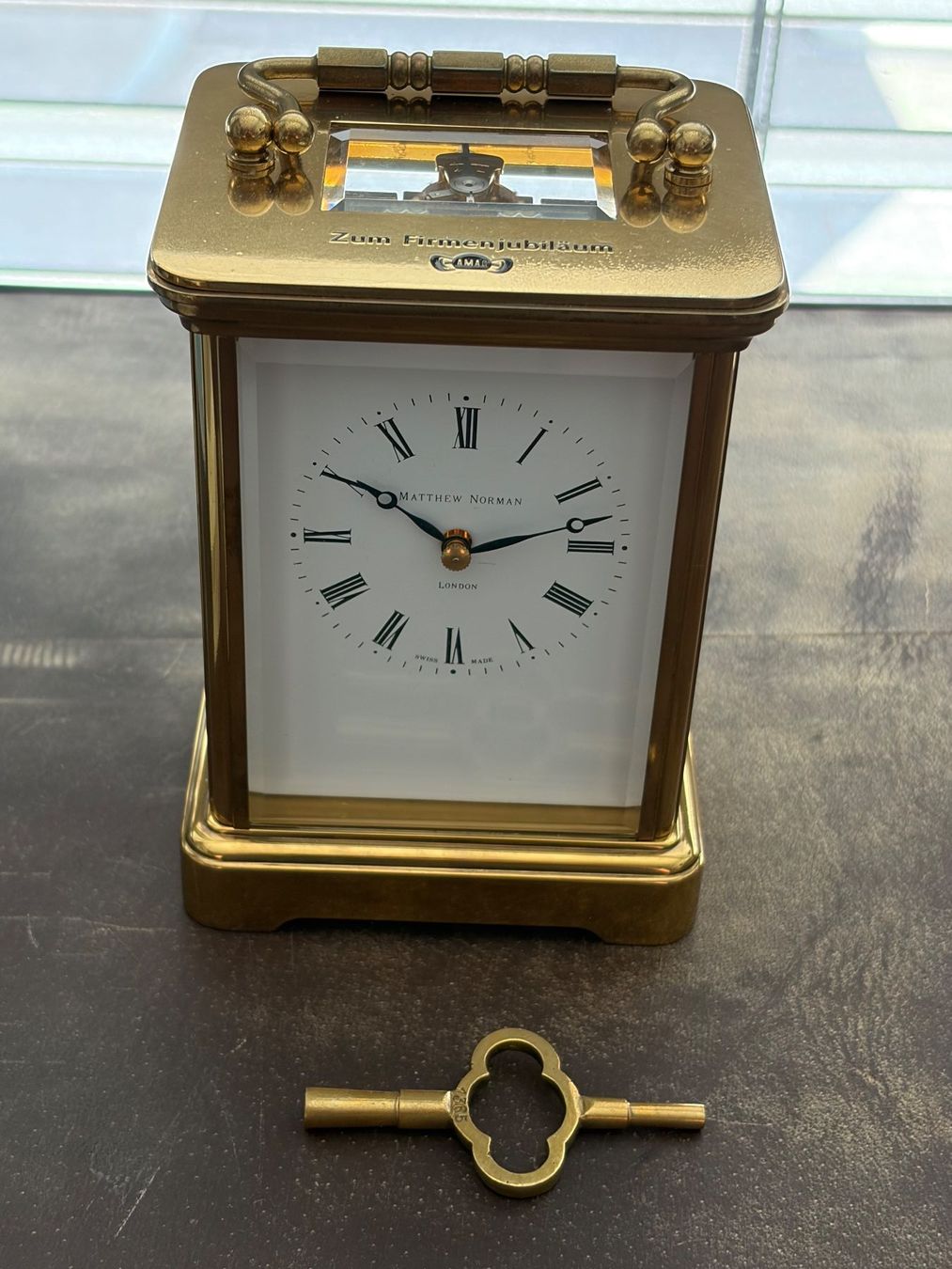 Orologi da terra & Orologi da parete: Matthew Norman Tischuhr (funktionsfähig) – Usato da Zürich venduto da Airflow22 1