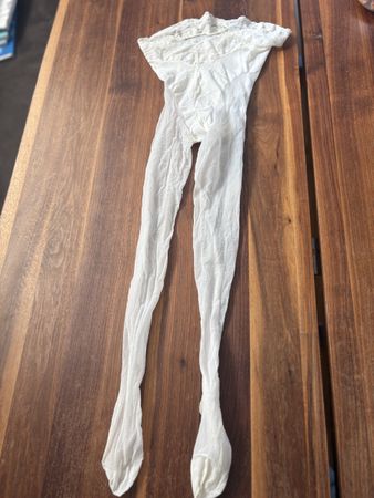 Weisse Damenstrumpfhose Grösse S / 14+