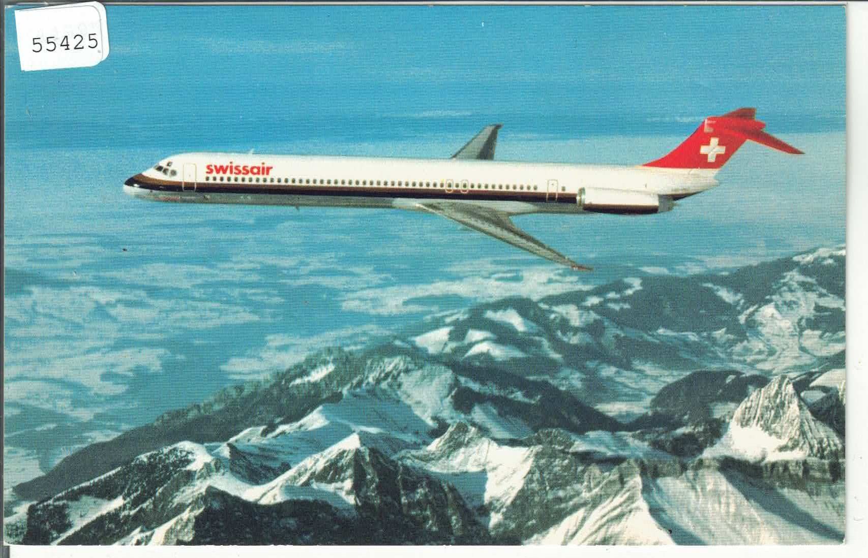 Cartoline postali: Swissair - McDonnel-Douglas DC-9-81 – Usato da Ettingen venduto da Kartenplanet