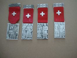 4 Abzeichen - S.S.V. / S.S.C. - 70er Jahre