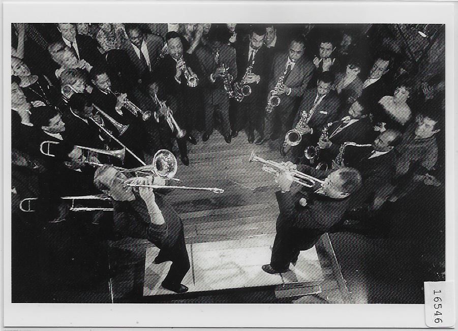 Cartoline postali: Louis Armstrong & Paul Newman – Usato da Ettingen venduto da Kartenplanet