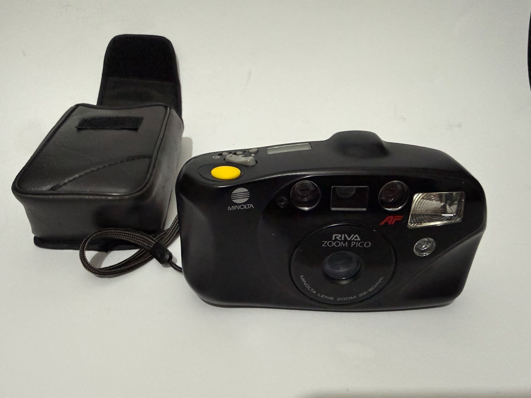 Minolta Kamera: Minolta Riva Zoom Pico (38-60mm) + Housse | Testé 100% – Gebraucht aus Marin-Epagnier von EagleOne