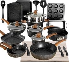 30-Teiliges Pfannenset | TOPF | PFANNE | INDUKTION |ANTIHAFT