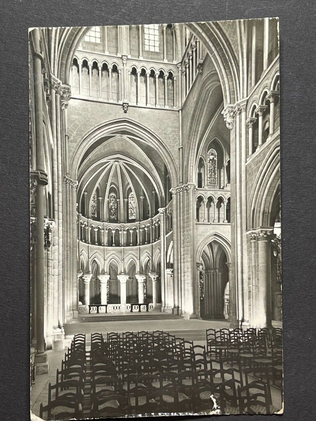 Cartoline postali: Lausanne, Inneres der Kathedrale – Usato da Steg VS venduto da danwer74