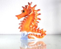 Seepferdchen Porzellan Vintage Seepferd Hummel Keramik 50er