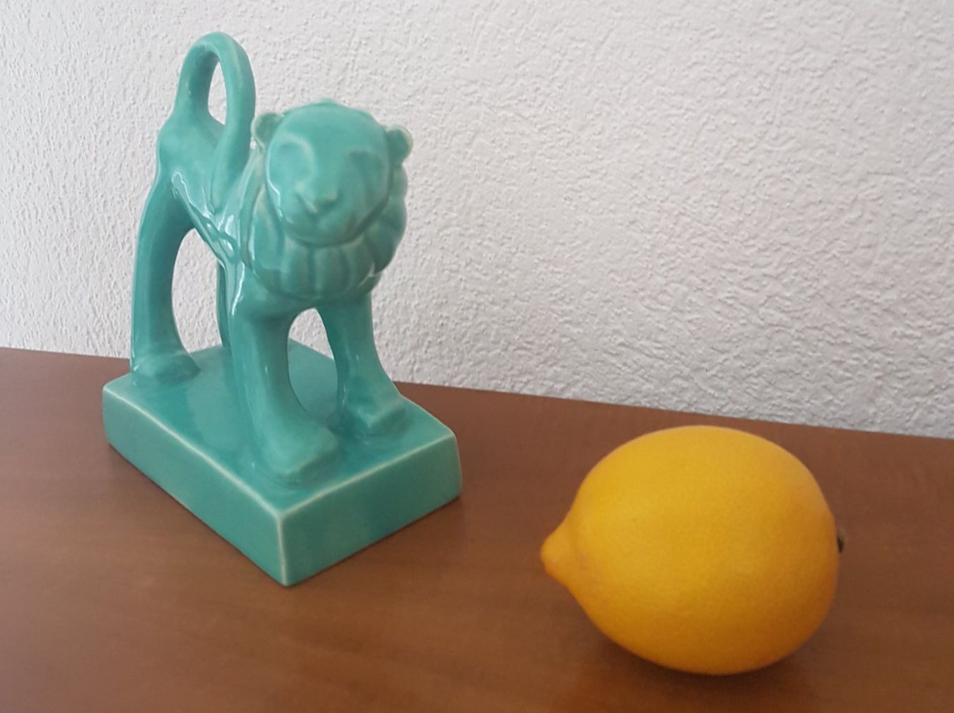 Sculture & Statue: Der Löwe Keramik 17x17cm Weber – Usato da Wallisellen venduto da Swissline11 2