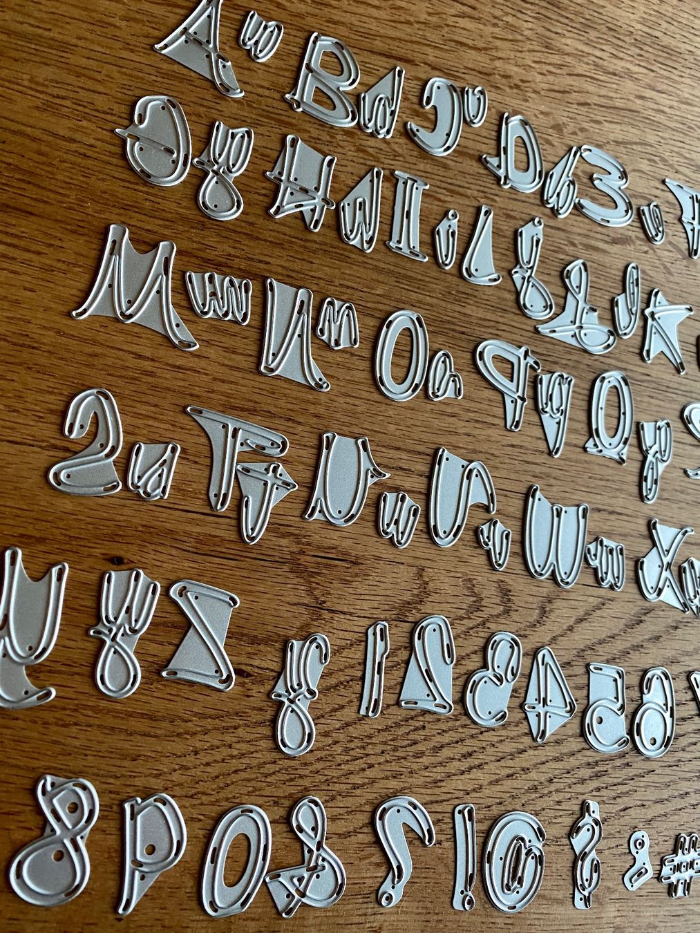 Schablonen: Sizzix Thinlits Die Cutting Set Alphabets & Numbers Scripts – Gebraucht aus Dietlikon von Kitaa 2