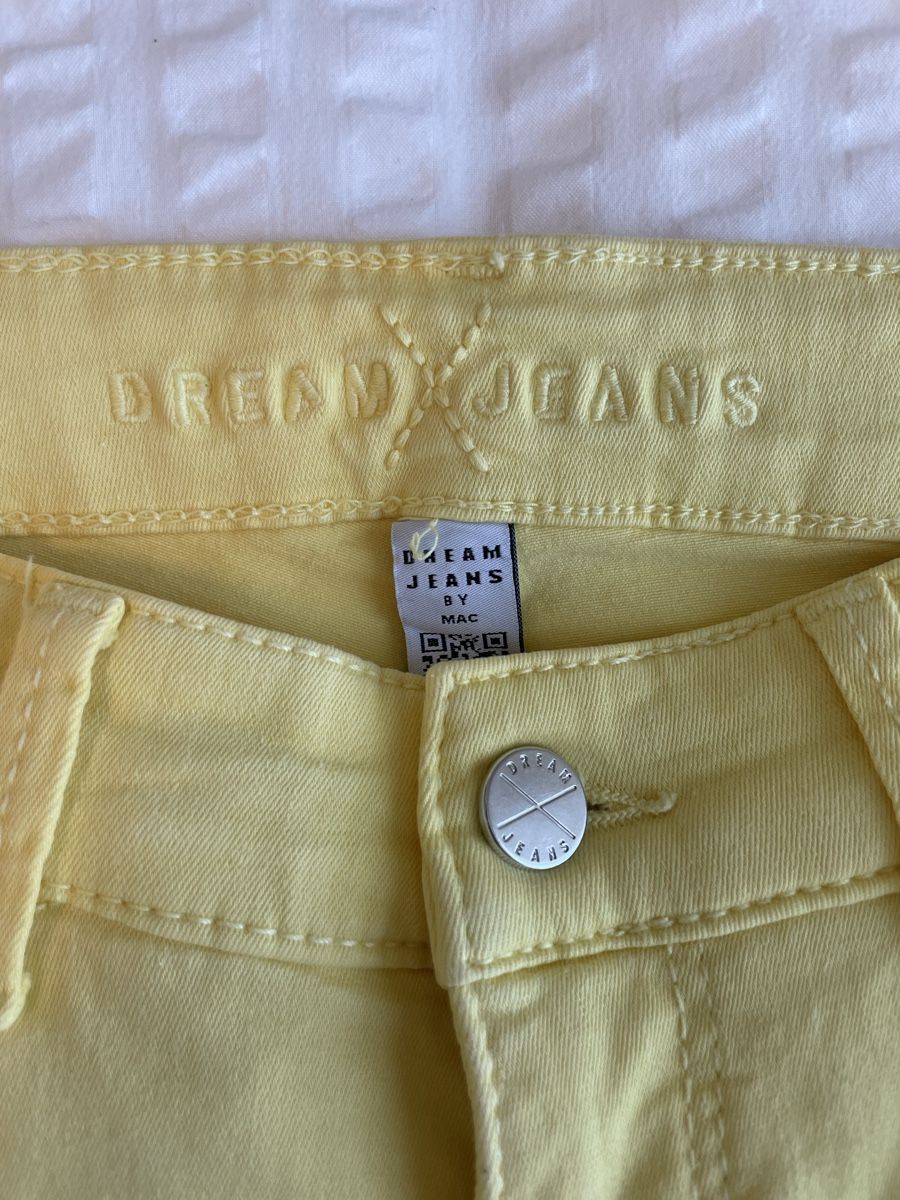 Jeans: MAC Dream Jeans, Gr. XS, Gelb – Usato da Cham venduto da elvirabe 3