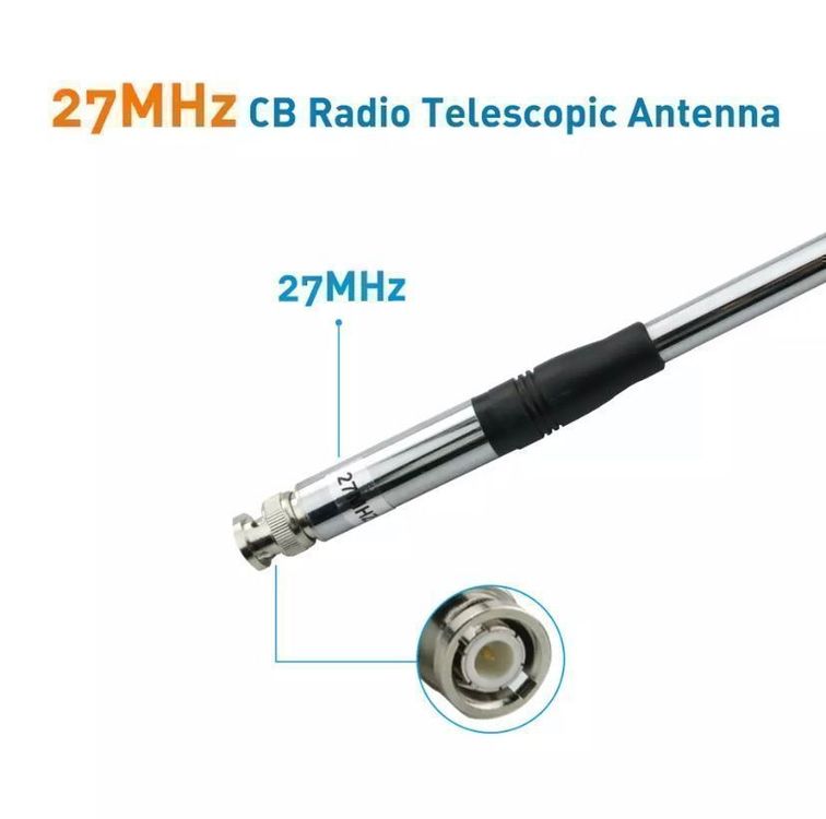 CB-Funk Teleskop-Antenne BNC/TNC „Neu mit 1,50 m Länge“