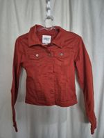 Jeansjacke in Rostrot, Grösse M neuwertig