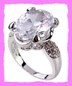 Anelli: Wow, Ring mit grossem Zirkonia – Nuovo e nell'imballaggio originale da Oberglatt ZH venduto da Diamond-Girl 3