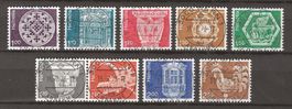 1973-75 :Nr. 534 - 542 mit zentr. ET Vollstempel KP 225.--