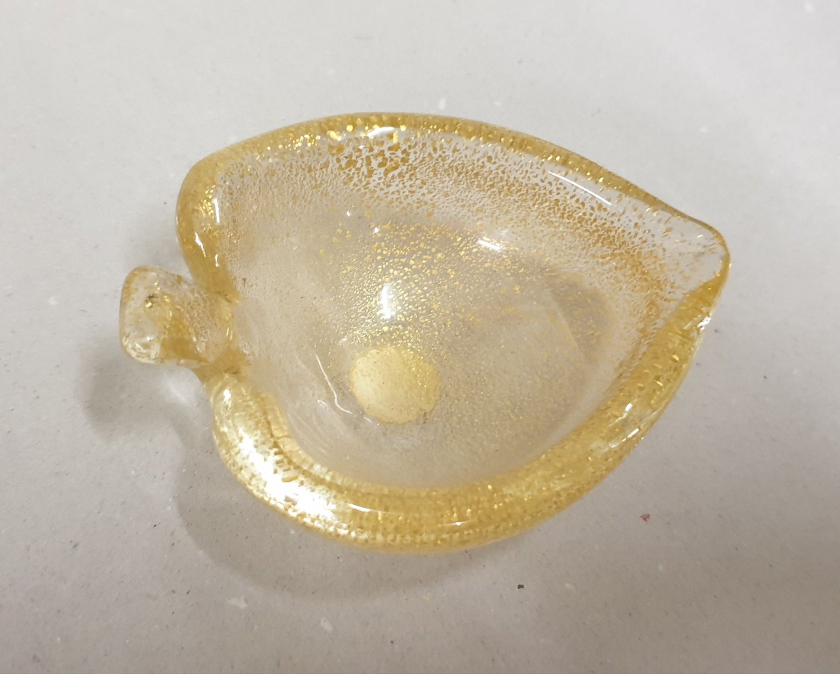 Murano Ciotole: Kleine Murano Blattschale – Usato da Emmen venduto da magelan 1
