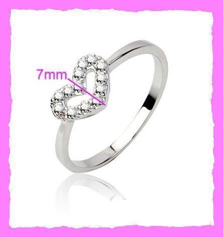 Anelli: Bezaubernder Herz Ring mit Zirkonia – Nuovo e nell'imballaggio originale da Oberglatt ZH venduto da Diamond-Girl 4