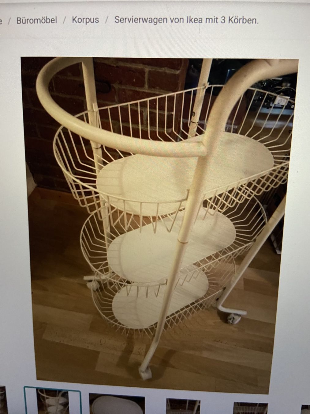 Ikea Altro per la casa: IKEA Wagen mit 3 Körben – Usato da Wald ZH venduto da Dorita777777 1