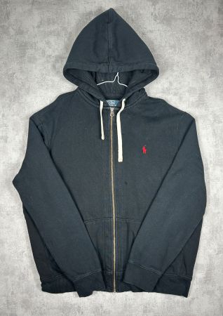 Veste Ralph Lauren Noir logo brodé rouge - Taille XXL #