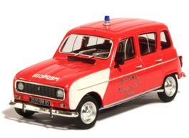 R4L Pompiers 1976 S.D.I.S. Vendée +  Figurine Eligor 101596