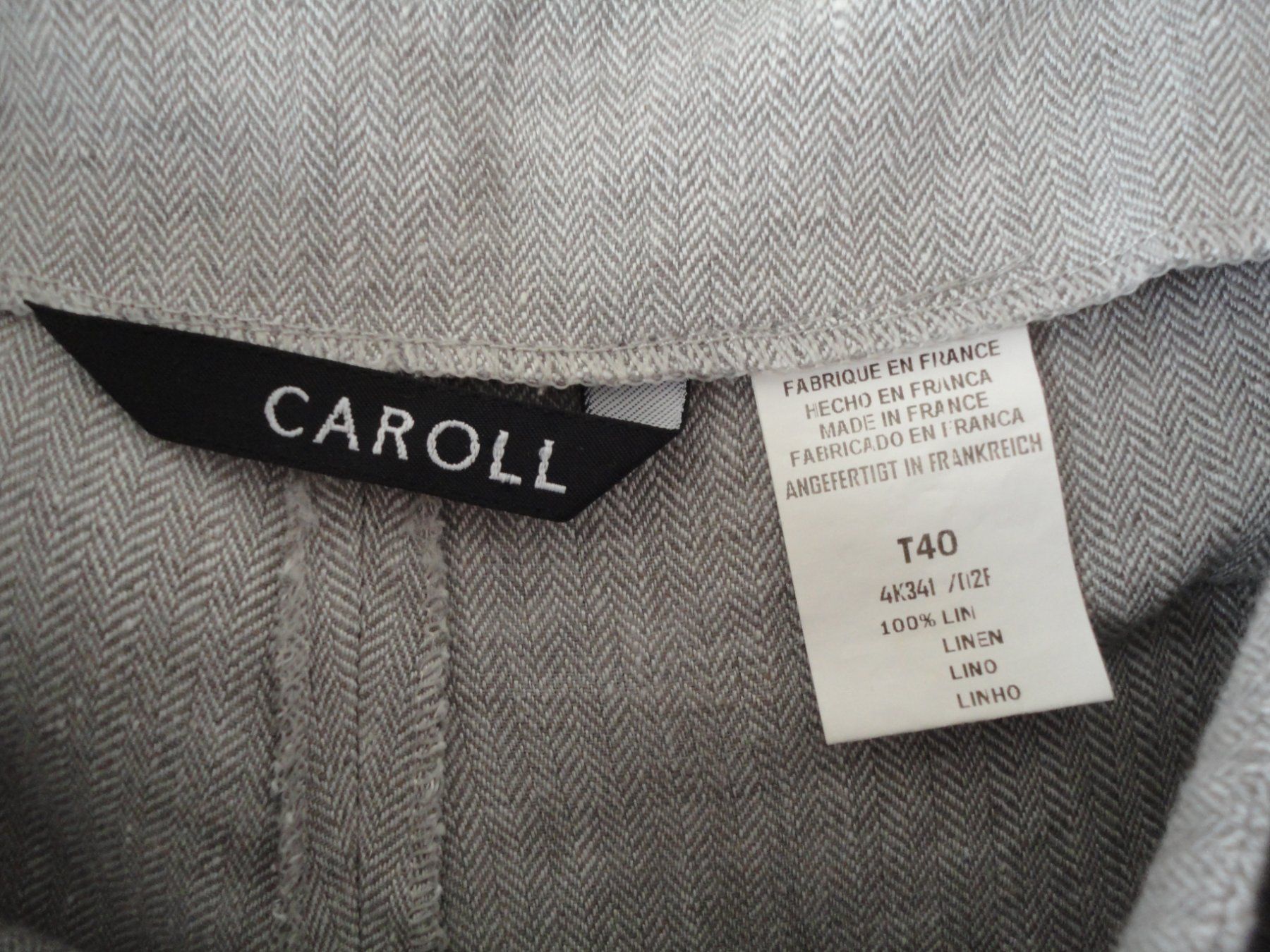 Caroll Pantaloni: Leinenhose Caroll Gr. 40 VERSAND – Nuovo (secondo la descrizione) da Strengelbach venduto da Traumgarten 3
