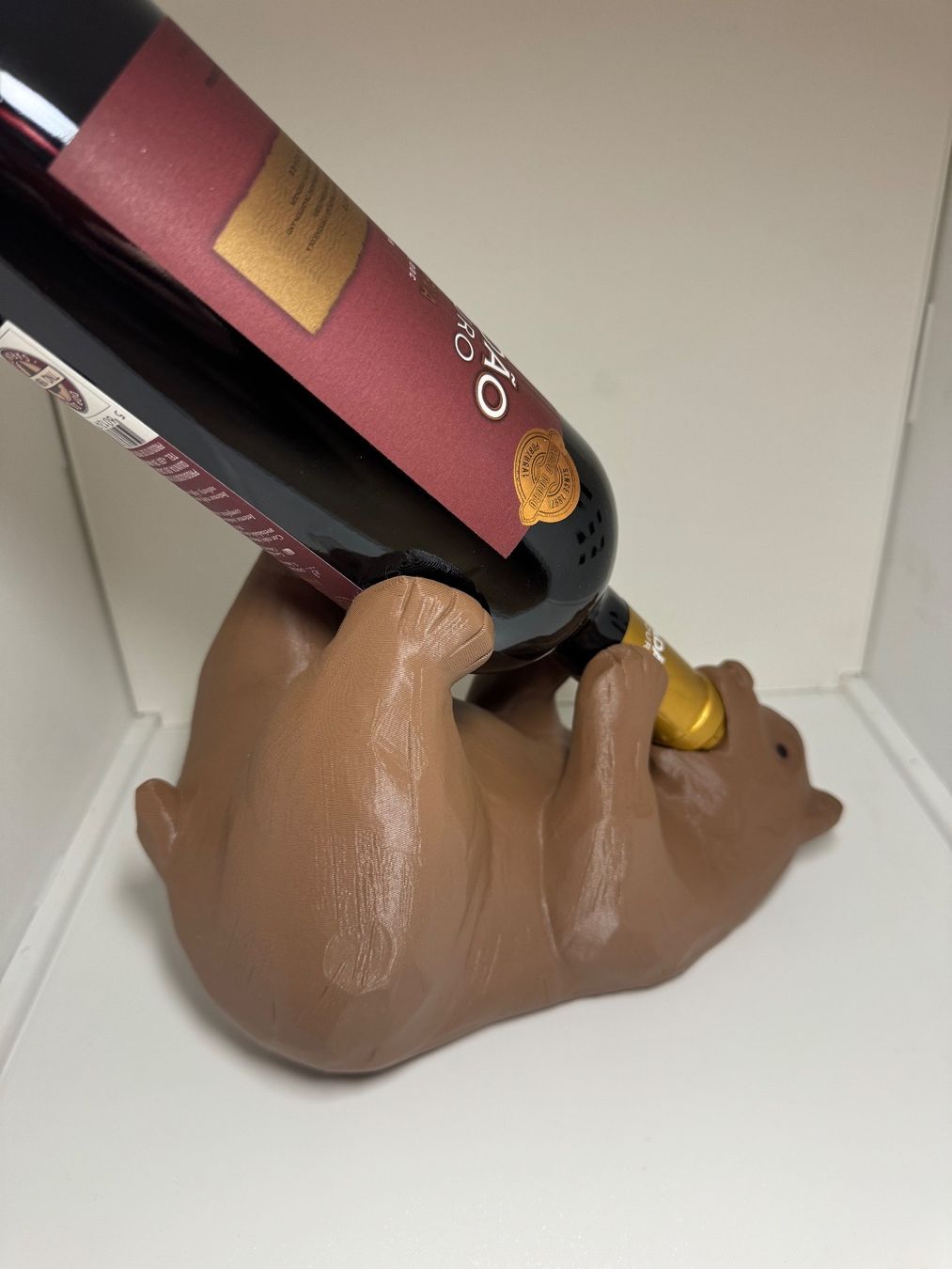 Weingestelle & -ständer: Ours support pour bouteille – Neu (gemäss Beschreibung) aus Vicques von PAMB3D 6