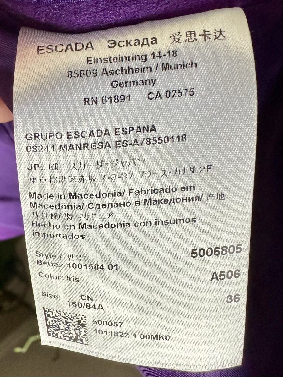 Escada Giacche: ESCADA kaschmire  Blazer S – Nuovo (secondo la descrizione) da Zollikon venduto da _M65_ 8