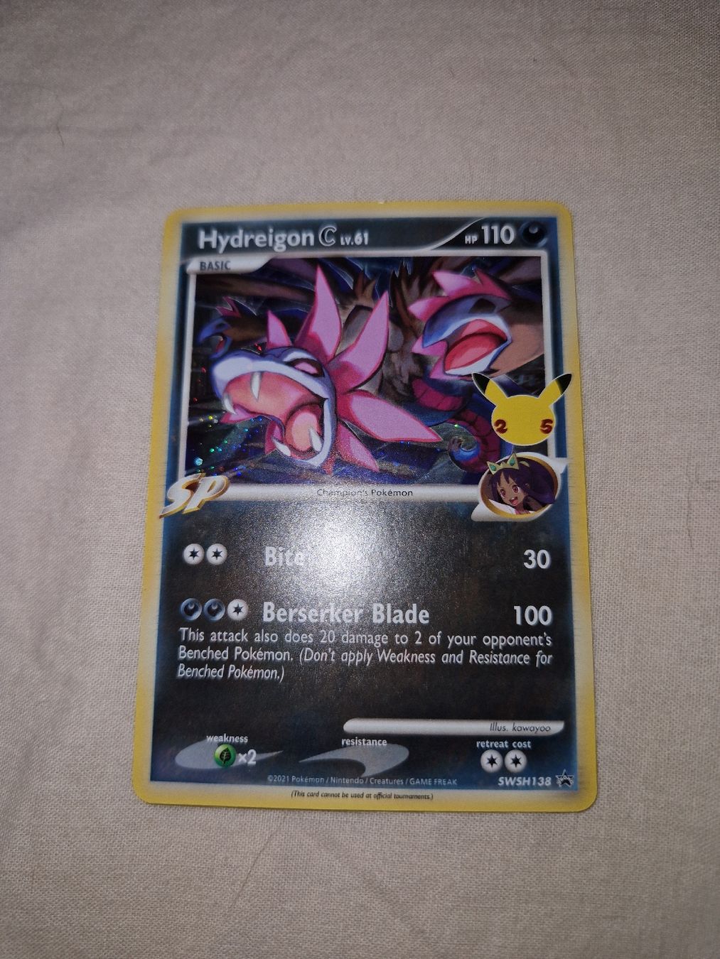 Pokémon Sammelbilder & Trading cards: Hydreigon Celebration 25 th Pokémon  – Neu (gemäss Beschreibung) aus Les Acacias von S.Vieira