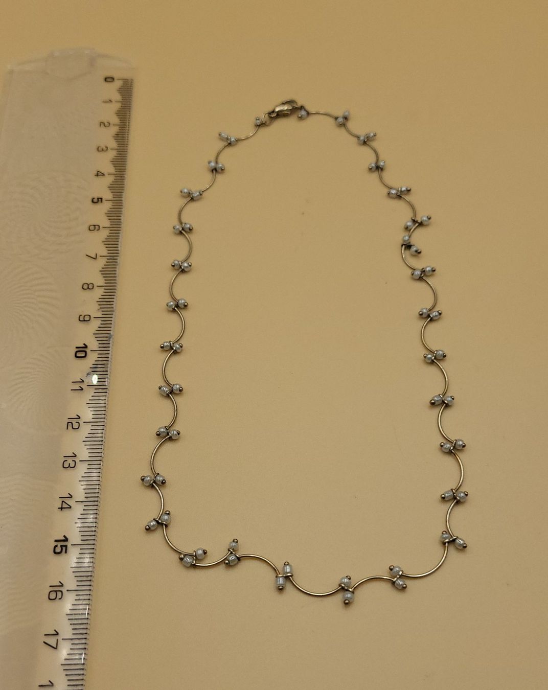 Catenine: Elegante Collier mit Steine – Usato da Wald ZH venduto da SwissPawnshop