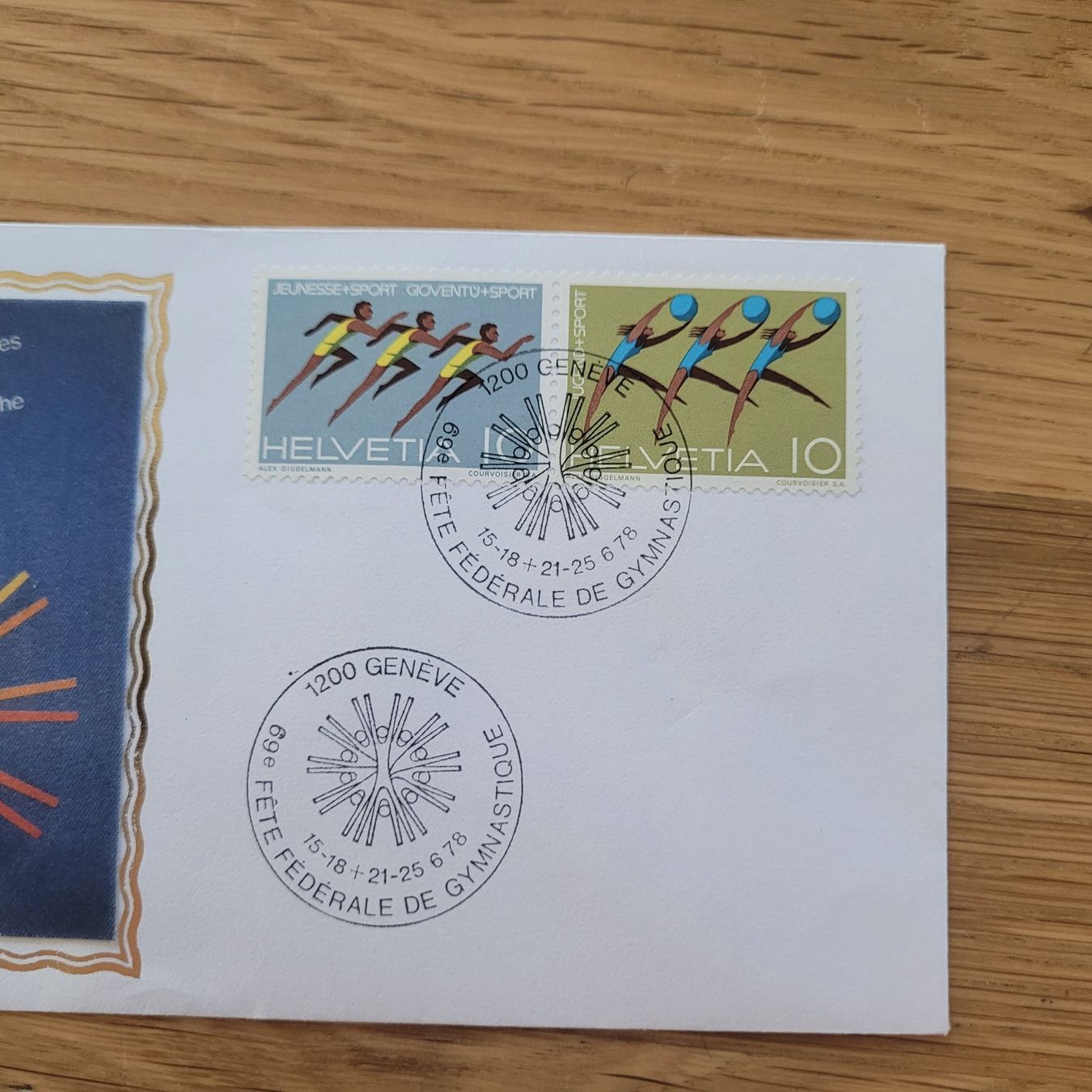 Tutti i francobolli: FDC mit Seidenbild 1978 Genève – Usato da Biel/Bienne venduto da Destockweb 1