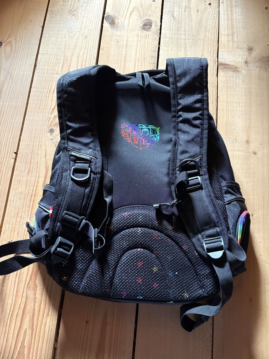 Borse & Zaini: Rucksack Walker schwarz Unicorn LOVE  – Usato da Buchrain venduto da Sisi83 1