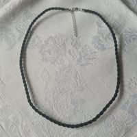 Schön+seidig, Kette Collier Kordelschnur Sterling Silber 925