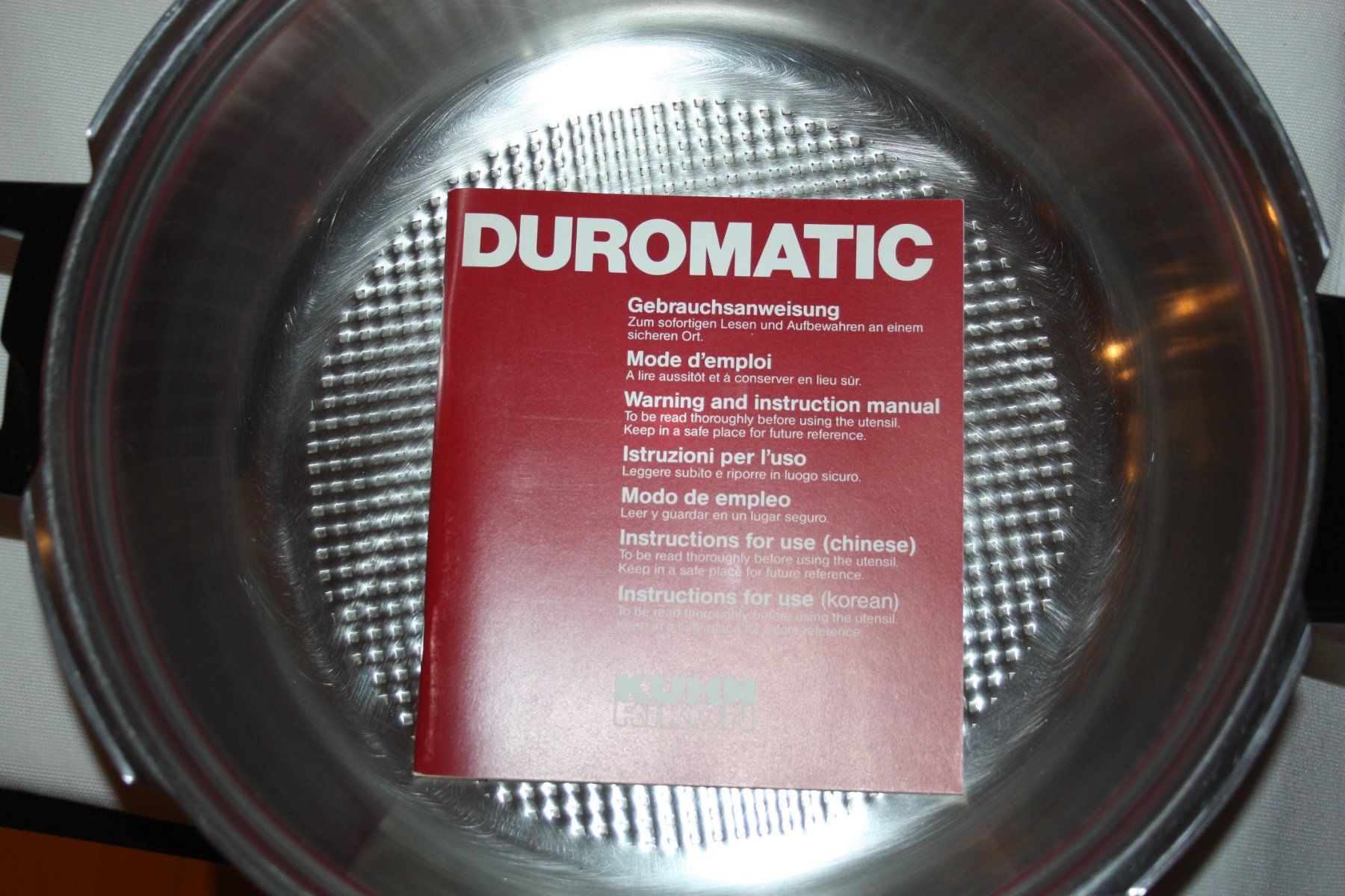 Duromatic Pentole: Duromatic Kuhn Rikon – Nuovo (secondo la descrizione) da Oberwil BL venduto da Hesa41 3