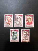 Série complète Comédiens 1961 oblitérés