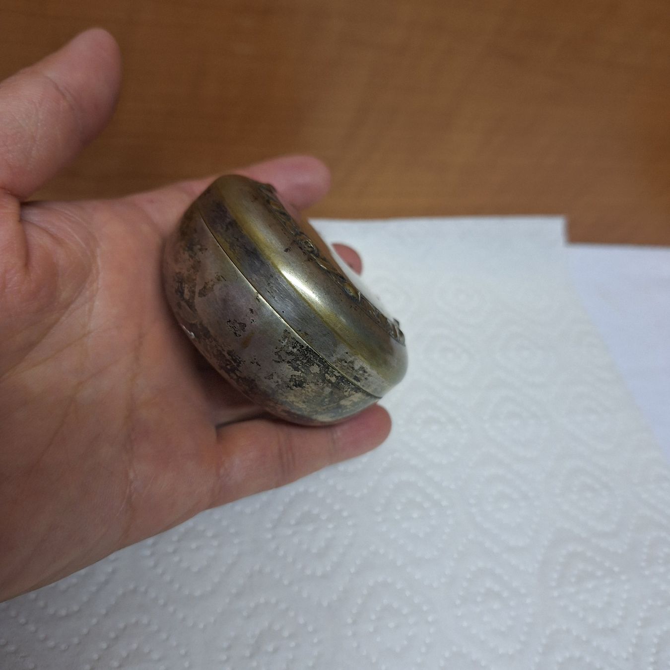 Tutte le decorazioni: Versand möglich. Lorini Milano, antike Dose – Usato da Winterthur venduto da Goldpipau 4