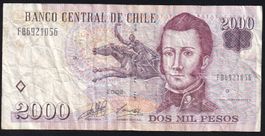 Chile 2000 Pesos 2002