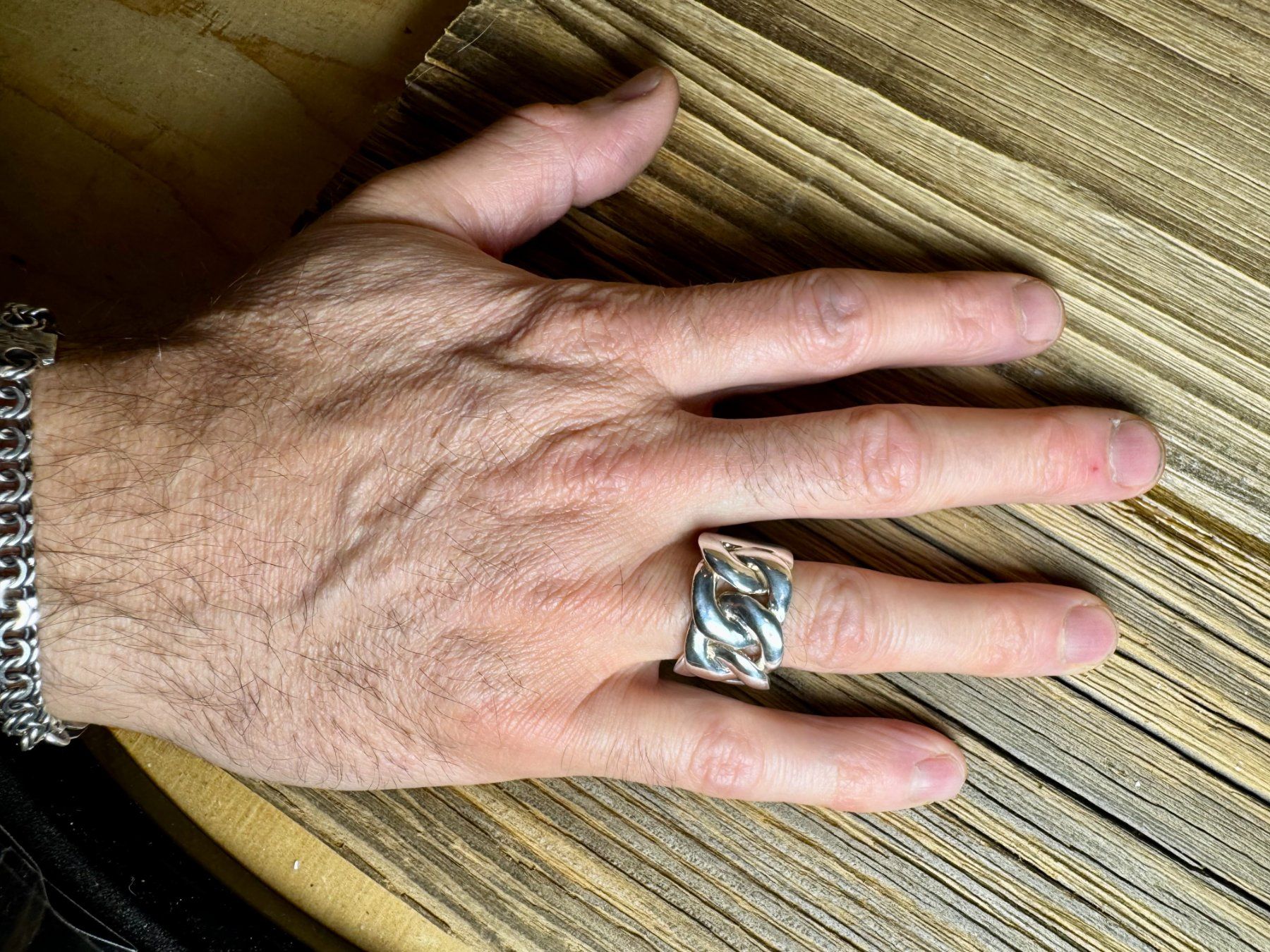 Anelli: Massiver - Silberring - Magicring – Nuovo e nell'imballaggio originale da Jona venduto da Herzschmiede 6