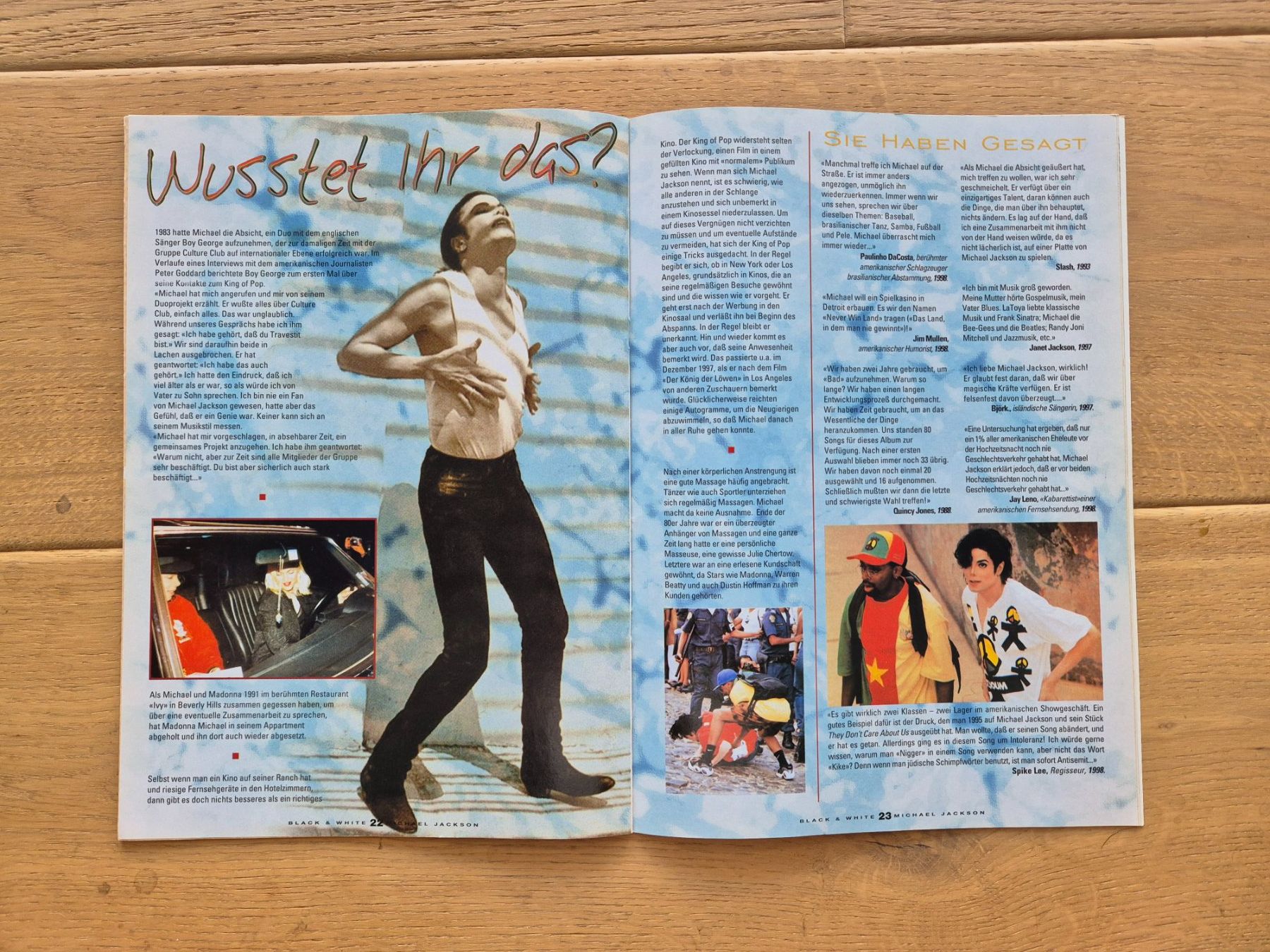 Riviste & Magazine: Michael Jackson - Black & White - Nr. 24 (D) – Usato da Savièse venduto da coeur88 1