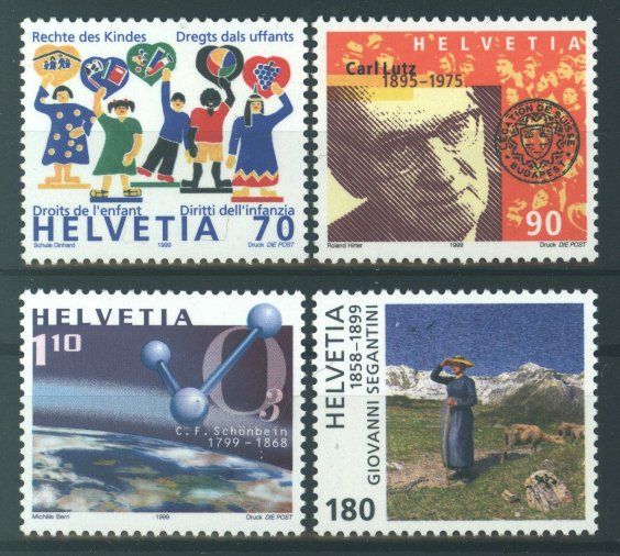 Tutti i francobolli: 1999, Sonderpostmarken ** – Usato da Willisau venduto da Vollstempel