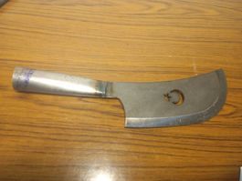 Vintage Hackmesser/Beil, Halbmond/Stern, sehr scharf!